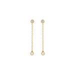 diamond studs, gold studs, chain studs