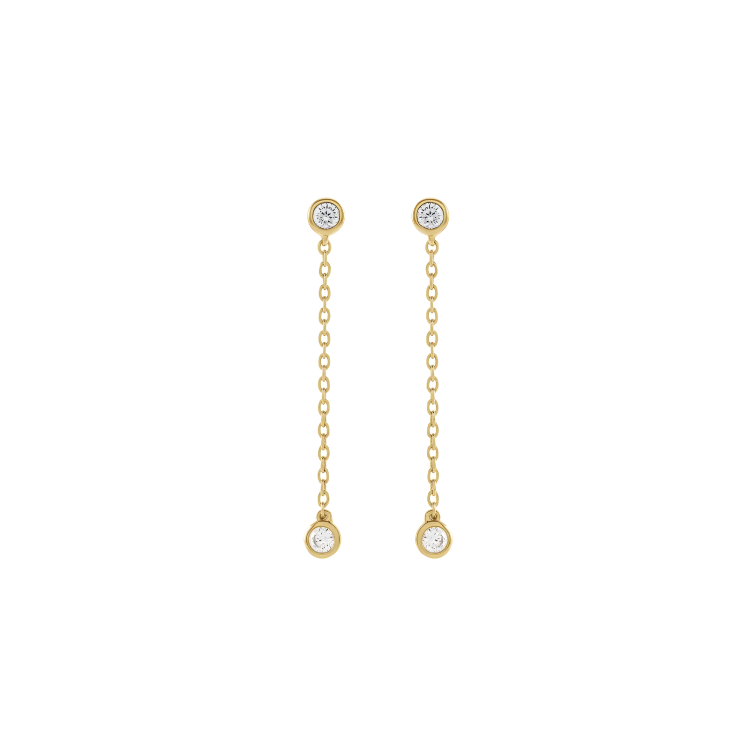 diamond studs, gold studs, chain studs