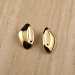 earrings, organic shaped, statement