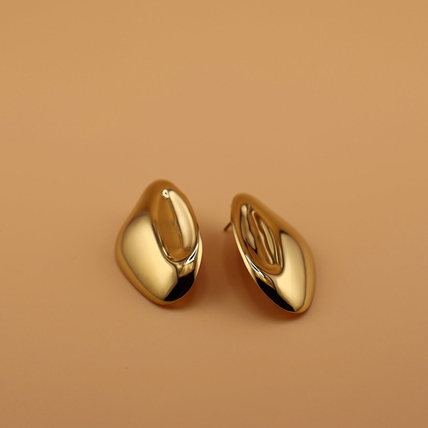 earrings, organic shaped, statement