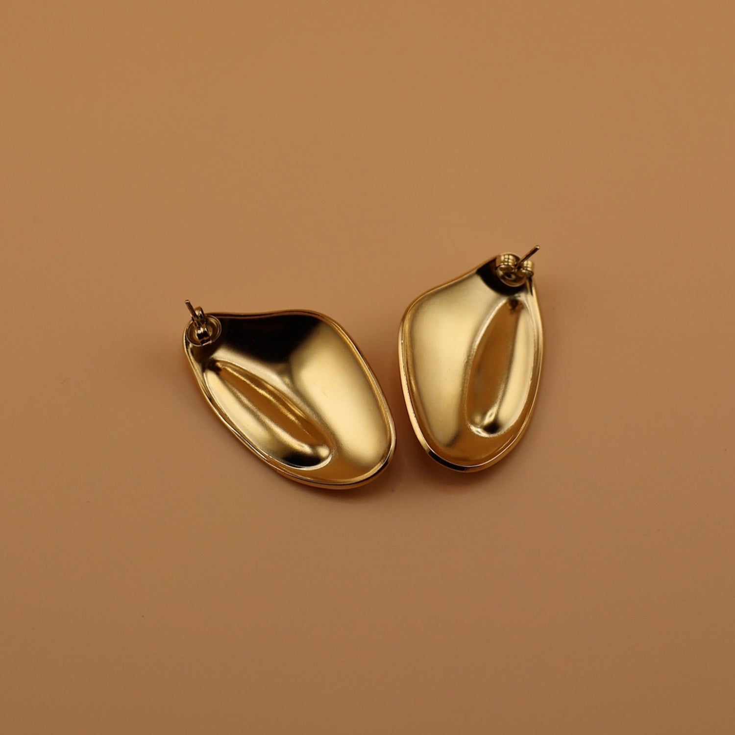 earrings, organic shaped, statement