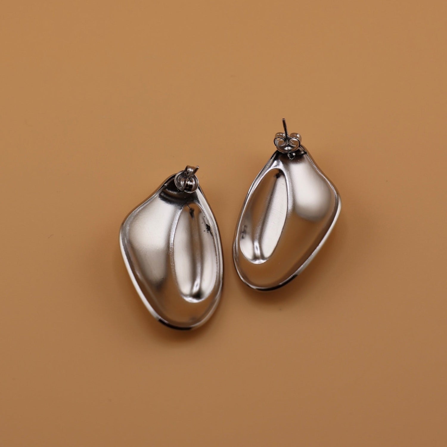 earrings, organic shaped, statement