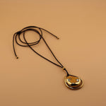 cord necklace, organic shaped necklace, statement necklace