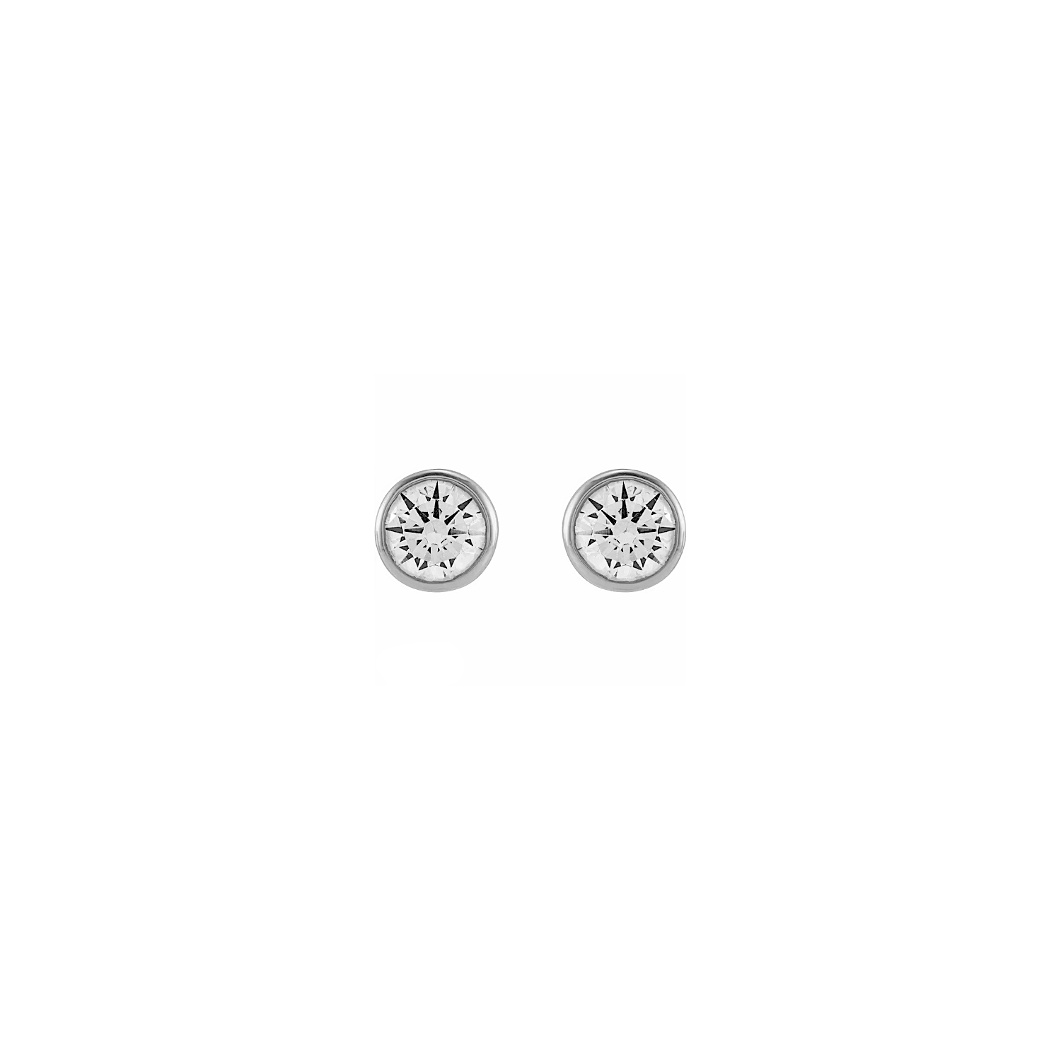 earrings, studs, diamond studs, bezel studs, 14k gold earrings, gifts, jewelry