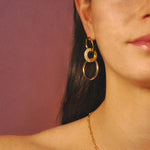 earrings, pave, huggie, hoop, gift