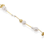 pearl, necklace, gold, jewelry, summer
