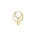 earrings, silver, gold, hoops, oval, circle