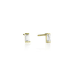 stud, earrings, gold, diamonds