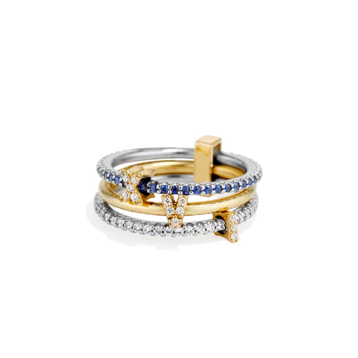 custom, ring, band, blue, gold, silver, dates, gift, diamonds