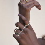 ring, chain , silver, jewelry
