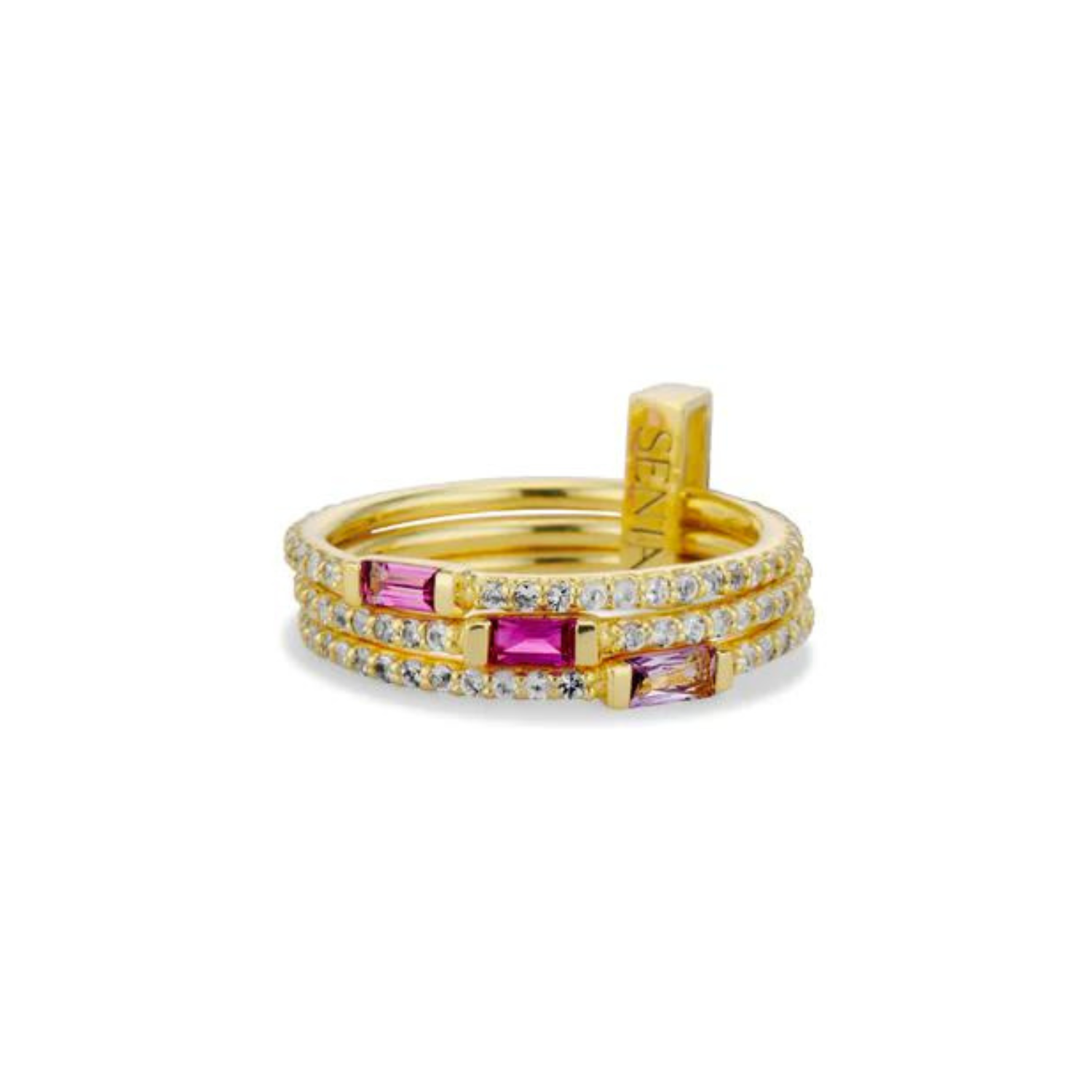 Triple Birthstone Ring – SENIA