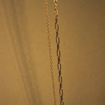 necklace, thin, chain, gold, gift