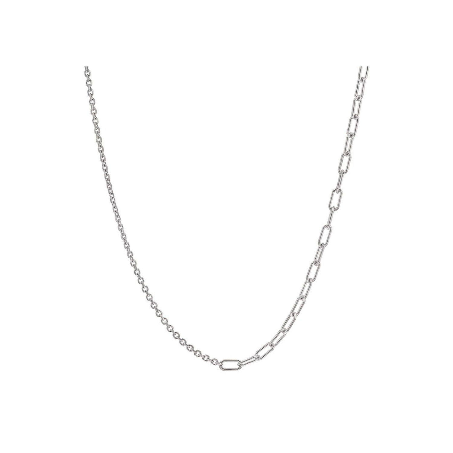 necklace, silver, chain, thin necklace, gift