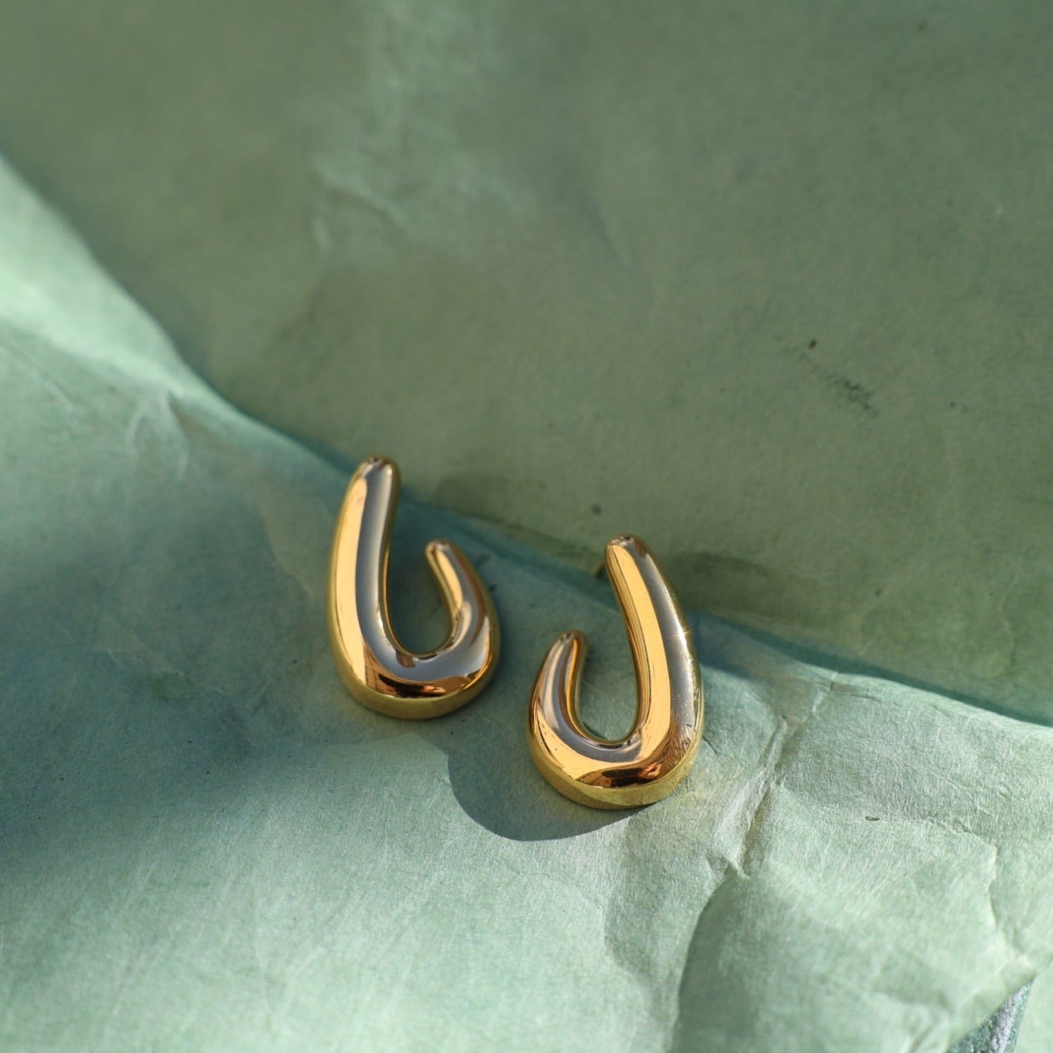 gold earrings, hoops, gift, gold hoops, statement earrings