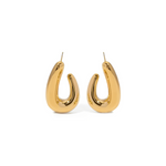 gold earrings, hoops, gift, gold hoops, statement earrings