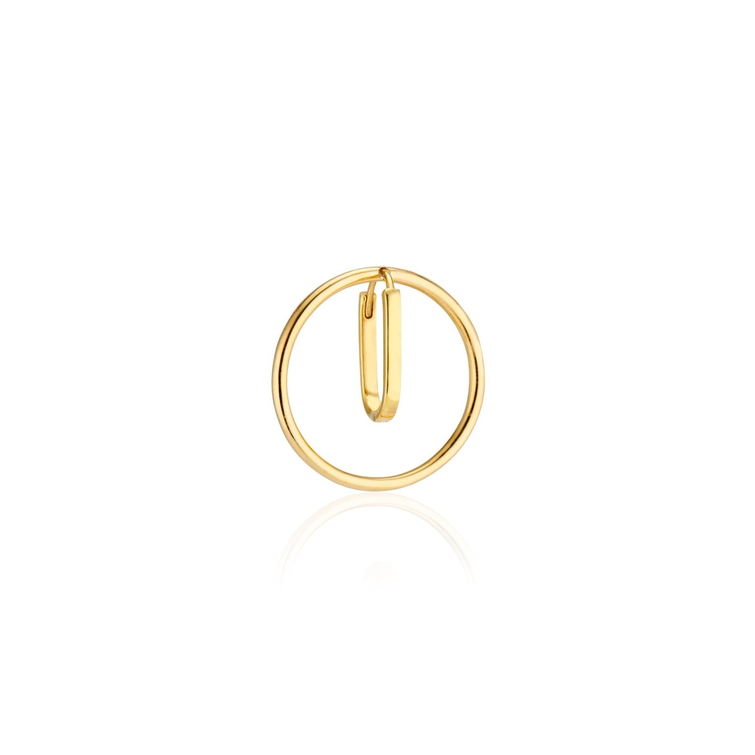 earrings, gold, hoop, circle