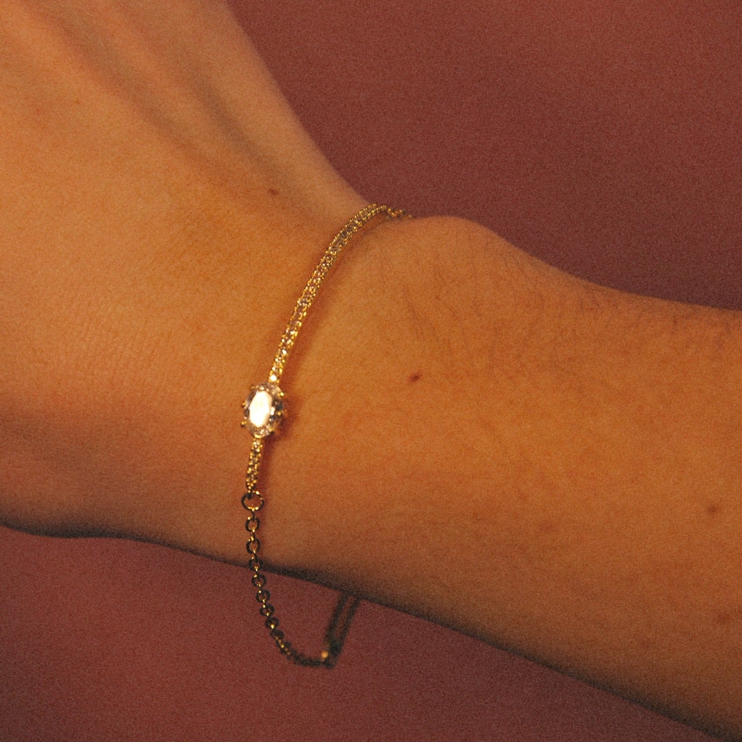 bracelet, thin, gift, gold